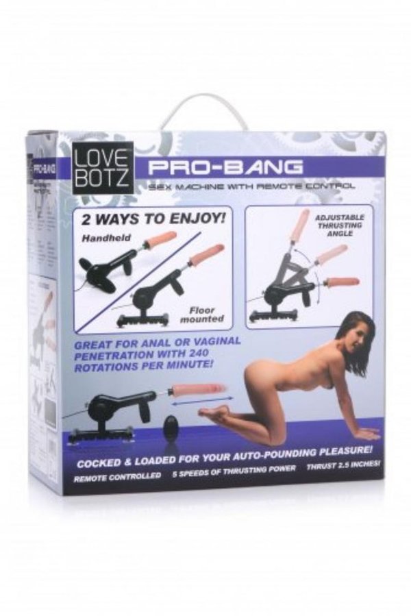 Love Botz Pro-Bang Sexmaschine mit Fernbedienung